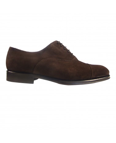Denis men's shoes English leather suede in brown