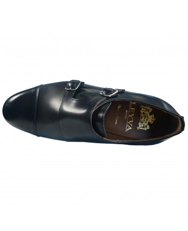 Zapatos de hombre Robert double monk de piel