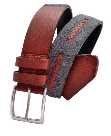 Cinturón Hairy Suede