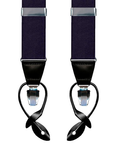 Elastic Blue Navy Braces Leyva