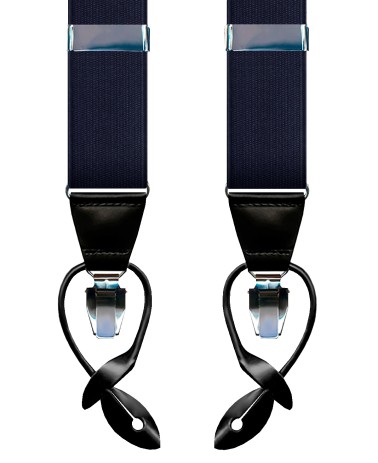 Elastic Blue Navy Braces Leyva