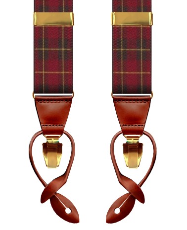 Scotch-printed Elastic Braces Leyva